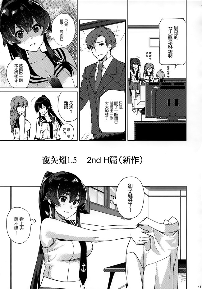 艦隊これくしょん -艦これ-少女漫画邪恶帝乳控本子之[Rosapersica(一ノ宮)]ヨルヤハギ総集編