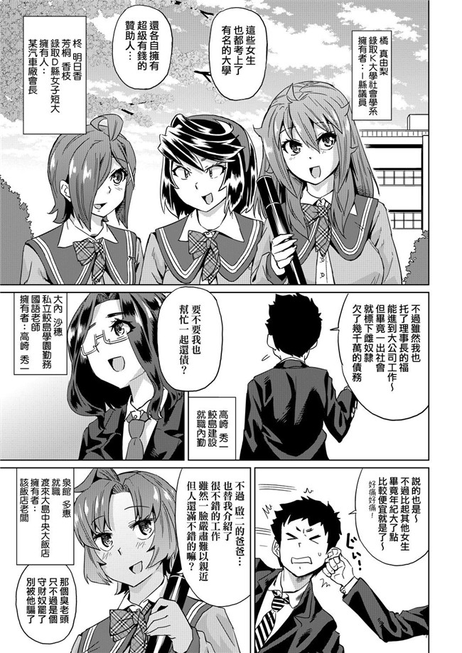 あべもりおか漫画之夏の離島研修でクラスの女子達がSEX狂いのメス奴隷に調教された話