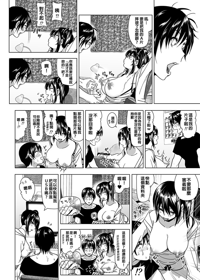 邪恶h漫画之妹のおっぱいがまるだしだった話 總集篇2