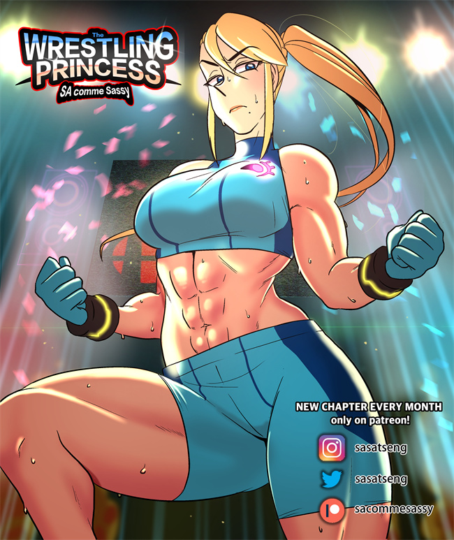 全彩本子acg漫画之[DconTheDanceFloor] Wrestling Princess 1-4