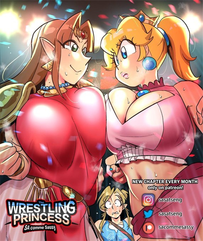 全彩本子acg漫画之[DconTheDanceFloor] Wrestling Princess 1-4